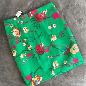 J Crew pencil skirt, beautiful pattern!